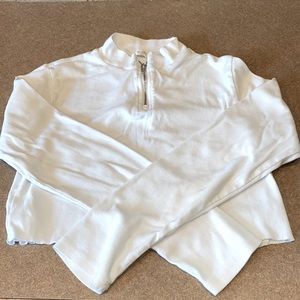 Brandy Melville John Galt cropped shirt, small